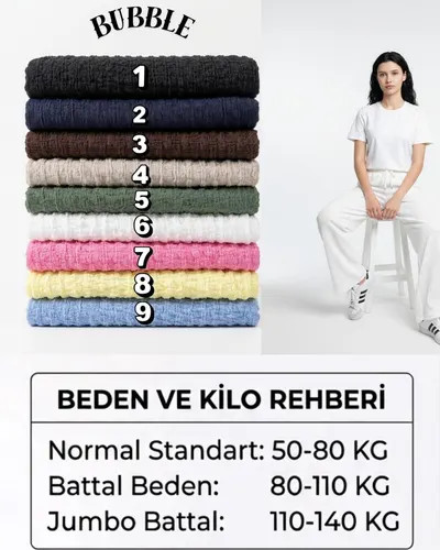 ULTRA ESNEK BUBBLE KUMAŞ KADIN PANTOLON